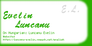 evelin luncanu business card